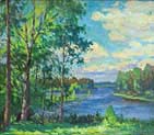 landscape with the river